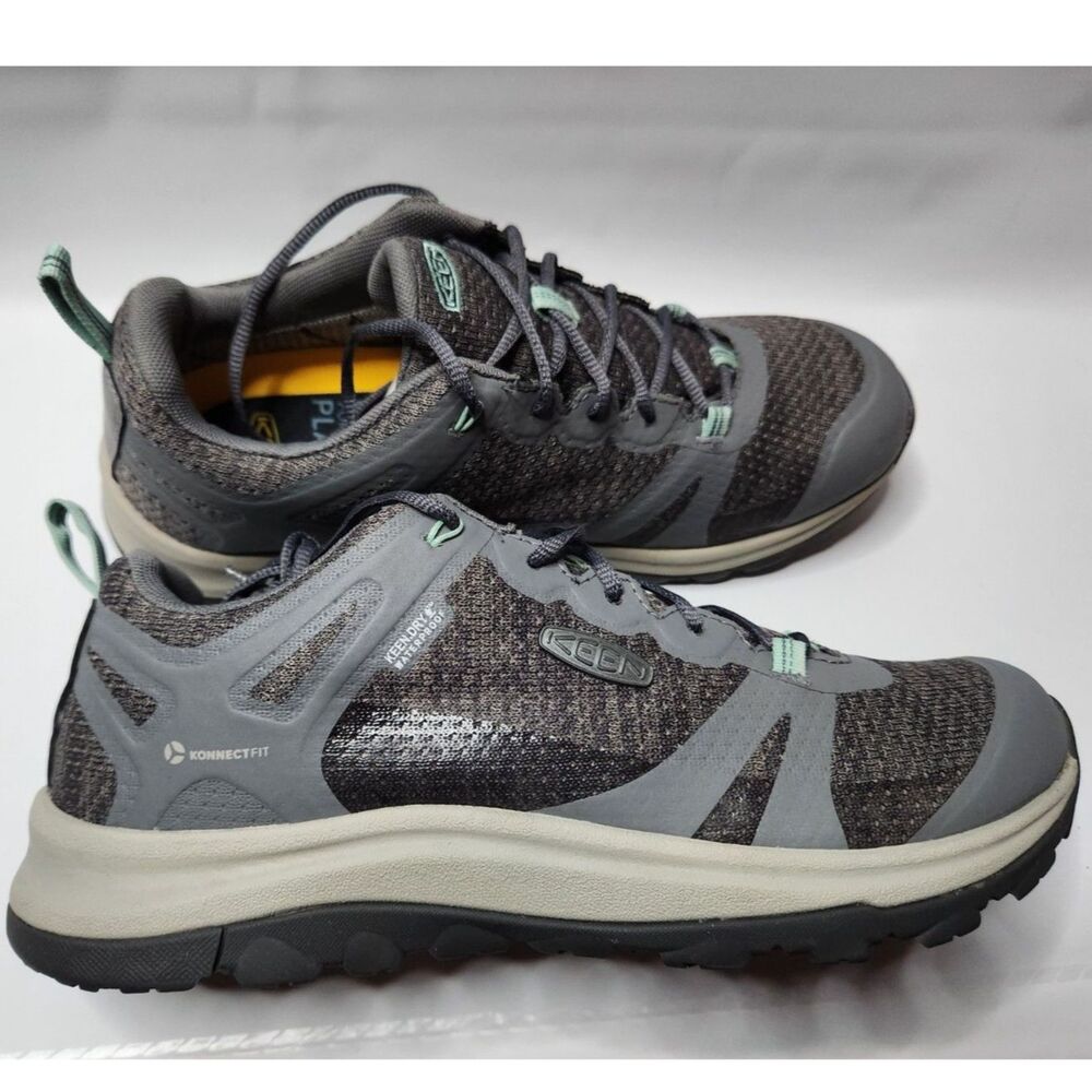 KEEN Terradora II Waterproof Hiking Shoes Women’s 9.5 Steel Grey Trail